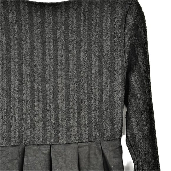 Free People Vida Mini Dress Womens Size M Fit & Flare Long Sleeve Black NWT - Picture 9 of 11